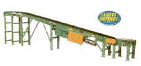 Roach Incline Belt Conveyor with Integral Noseover