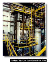 Fluidized Bed Coal Gasification Pilot Plant